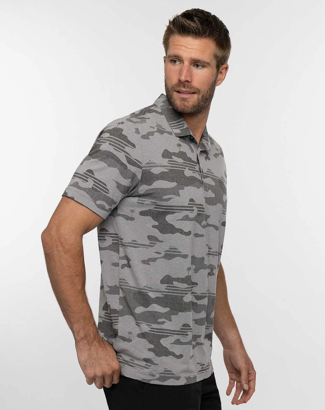 TravisMathew Beachside Stealth Polo> Polos