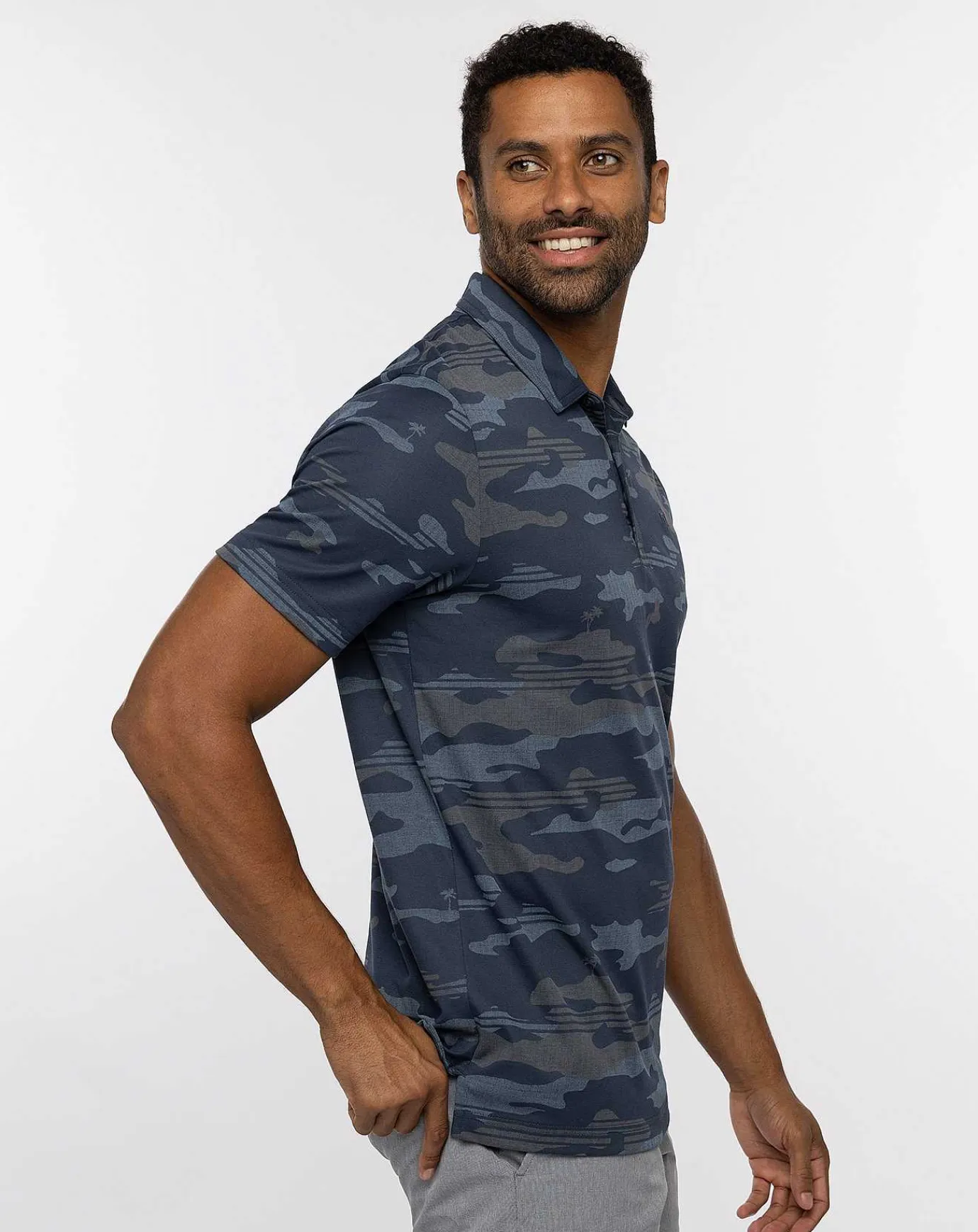 TravisMathew Beachside Stealth Polo> Polos