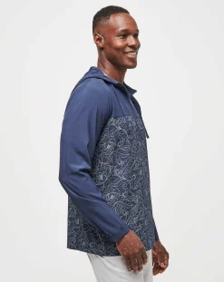 TravisMathew Blooming Orchid Quarter Zip Hoodie> Quarter Zips