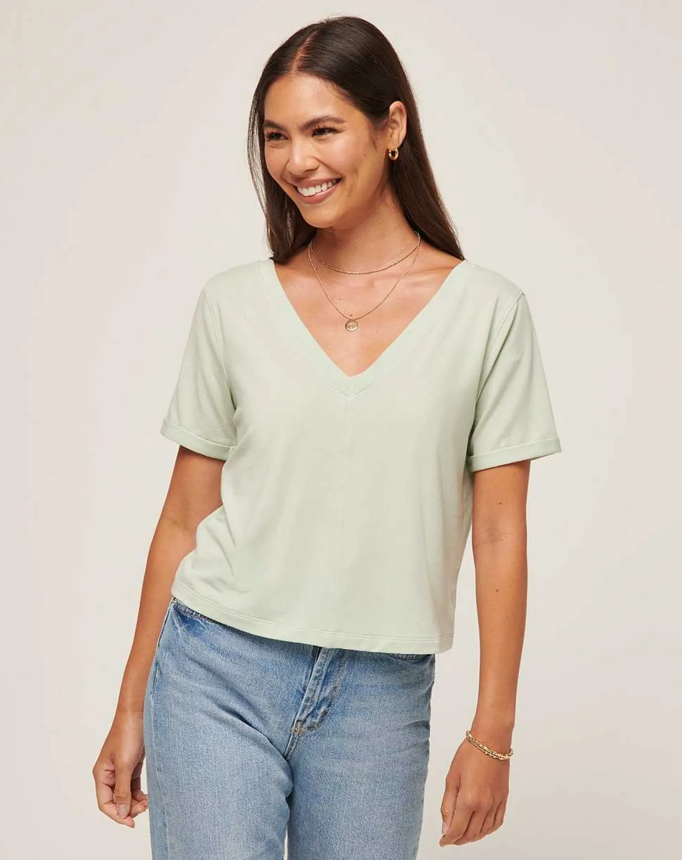 TravisMathew Calm Waters Vneck Top> Shirts & Tops