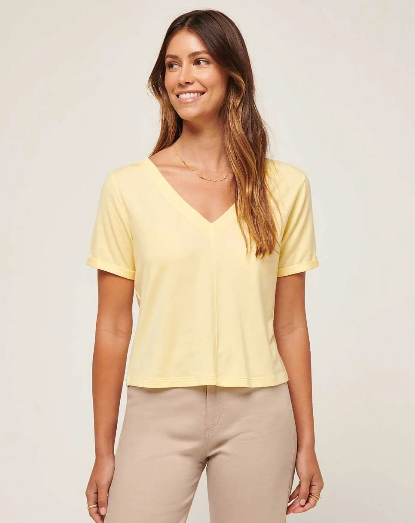 TravisMathew Calm Waters Vneck Top> Shirts & Tops