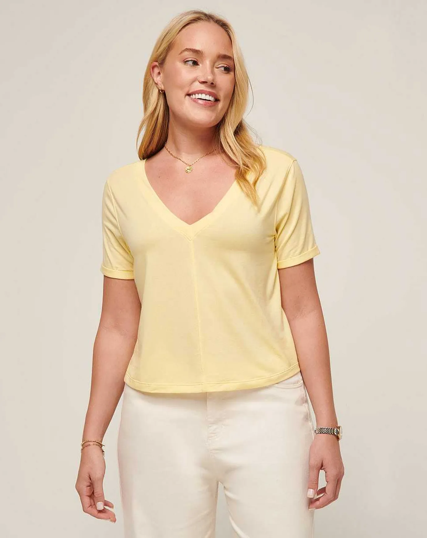 TravisMathew Calm Waters Vneck Top> Shirts & Tops