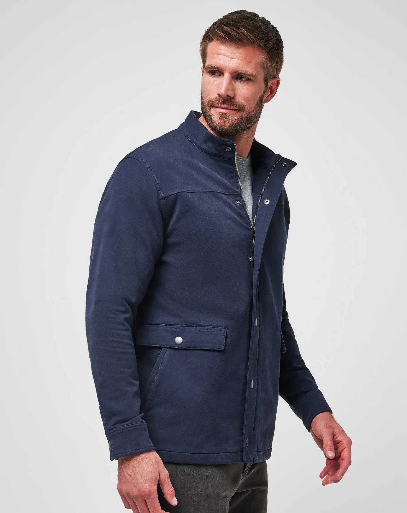 TravisMathew Cloud Denim Full Zip> Outerwear