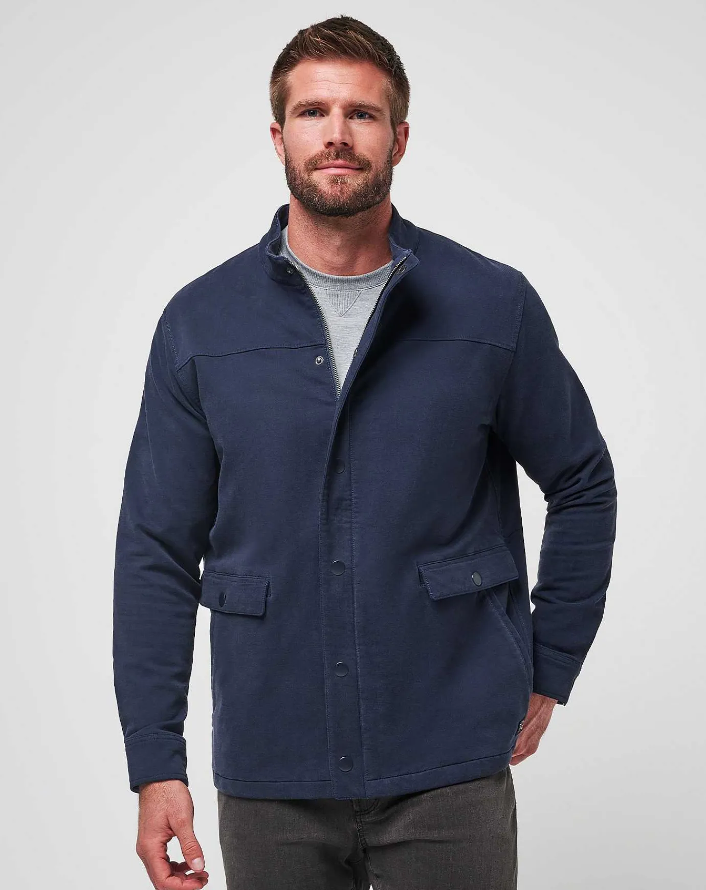 TravisMathew Cloud Denim Full Zip> Outerwear