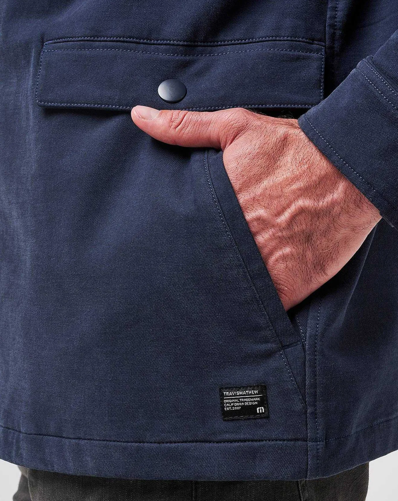 TravisMathew Cloud Denim Full Zip> Outerwear