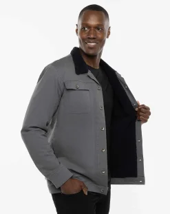 TravisMathew Cloud Denim Sherpa Jacket> Outerwear