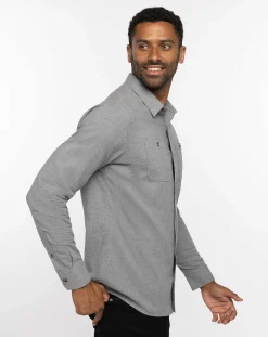TravisMathew Cloud Flannel Button-Up><noscript><img width=