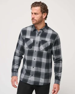 TravisMathew Cloud Flannel Plaid Button-Up> Button-Ups