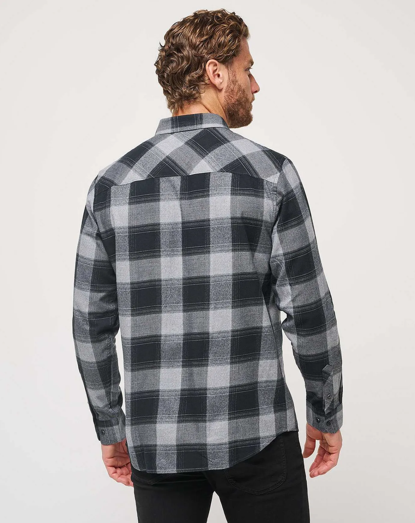 TravisMathew Cloud Flannel Plaid Button-Up> Button-Ups