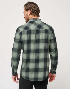 TravisMathew Cloud Flannel Plaid Button-Up> Button-Ups