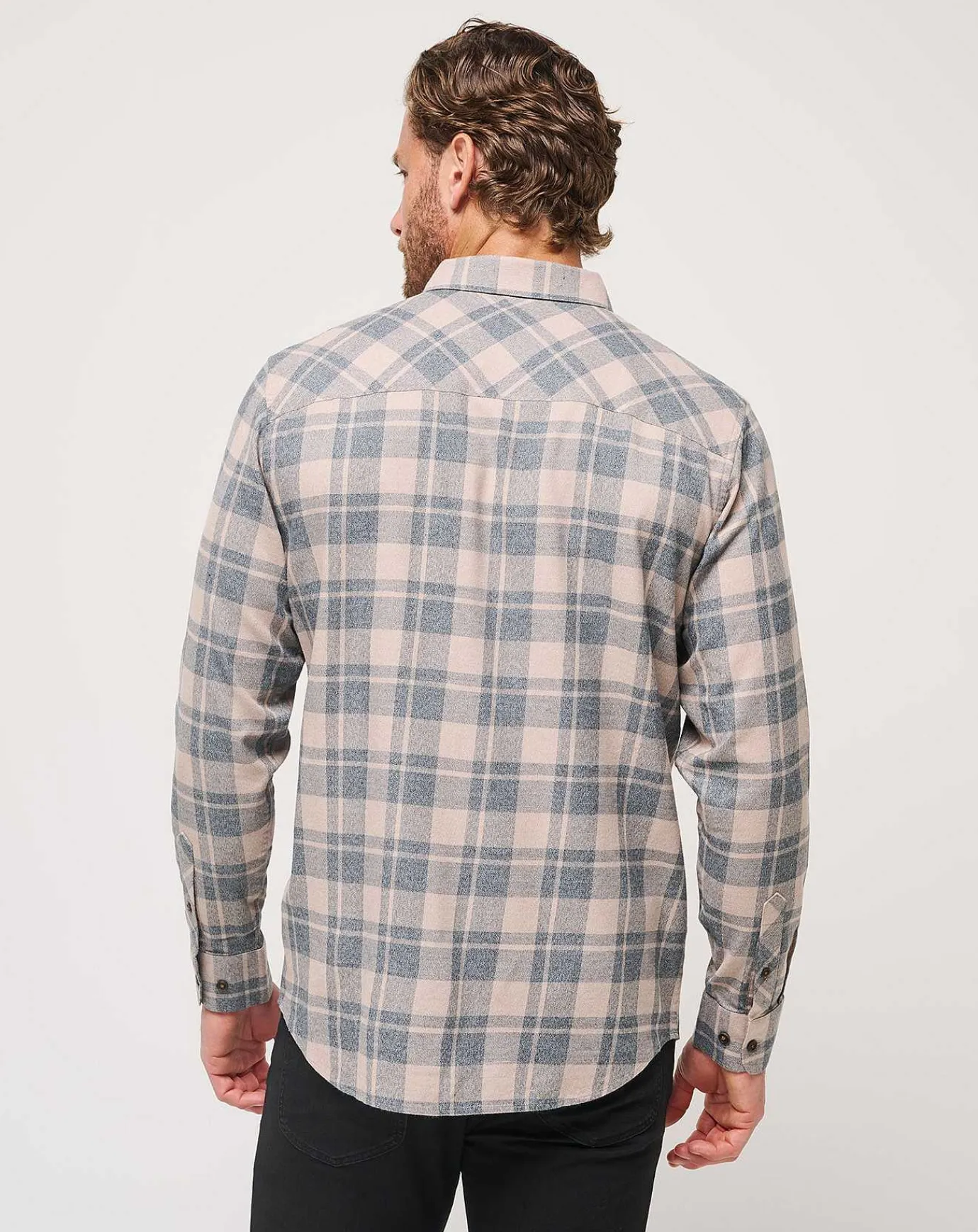 TravisMathew Cloud Flannel Plaid Button-Up> Button-Ups