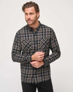 TravisMathew Cloud Flannel Plaid Button-Up> Button-Ups