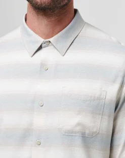 TravisMathew Cloud Flannel Stripe Button-Up><noscript><img width=