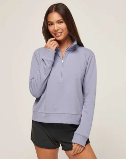 TravisMathew Cloud Fleece Half Zip> Hoodies & Pullovers