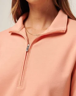 TravisMathew Cloud Fleece Half Zip><noscript><img width=