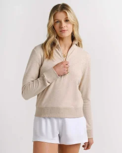 TravisMathew Cloud Fleece Half Zip><noscript><img width=