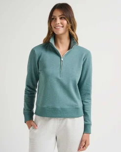 TravisMathew Cloud Fleece Half Zip> Hoodies & Pullovers