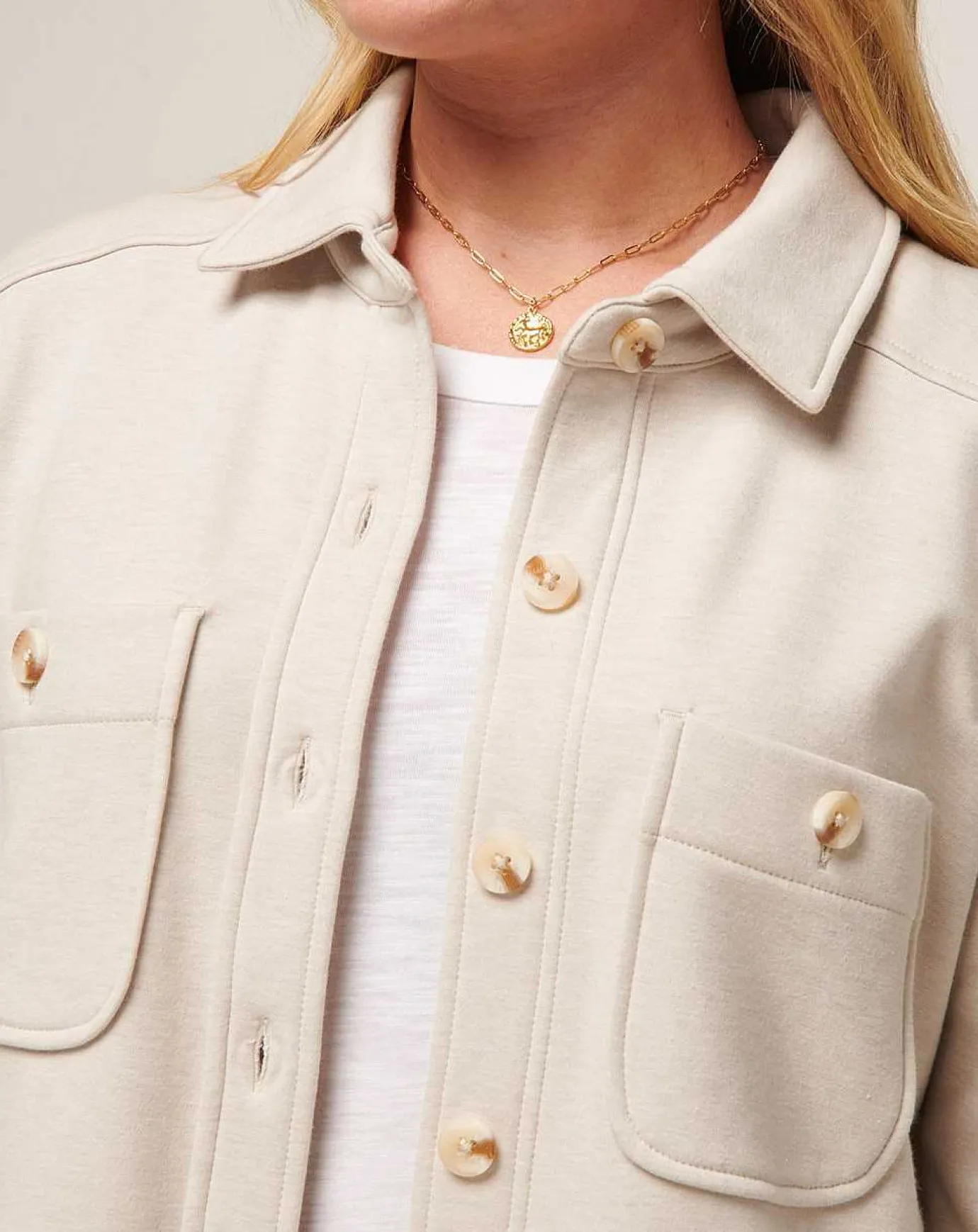 TravisMathew Cloud Fleece Shacket> Shirts & Tops