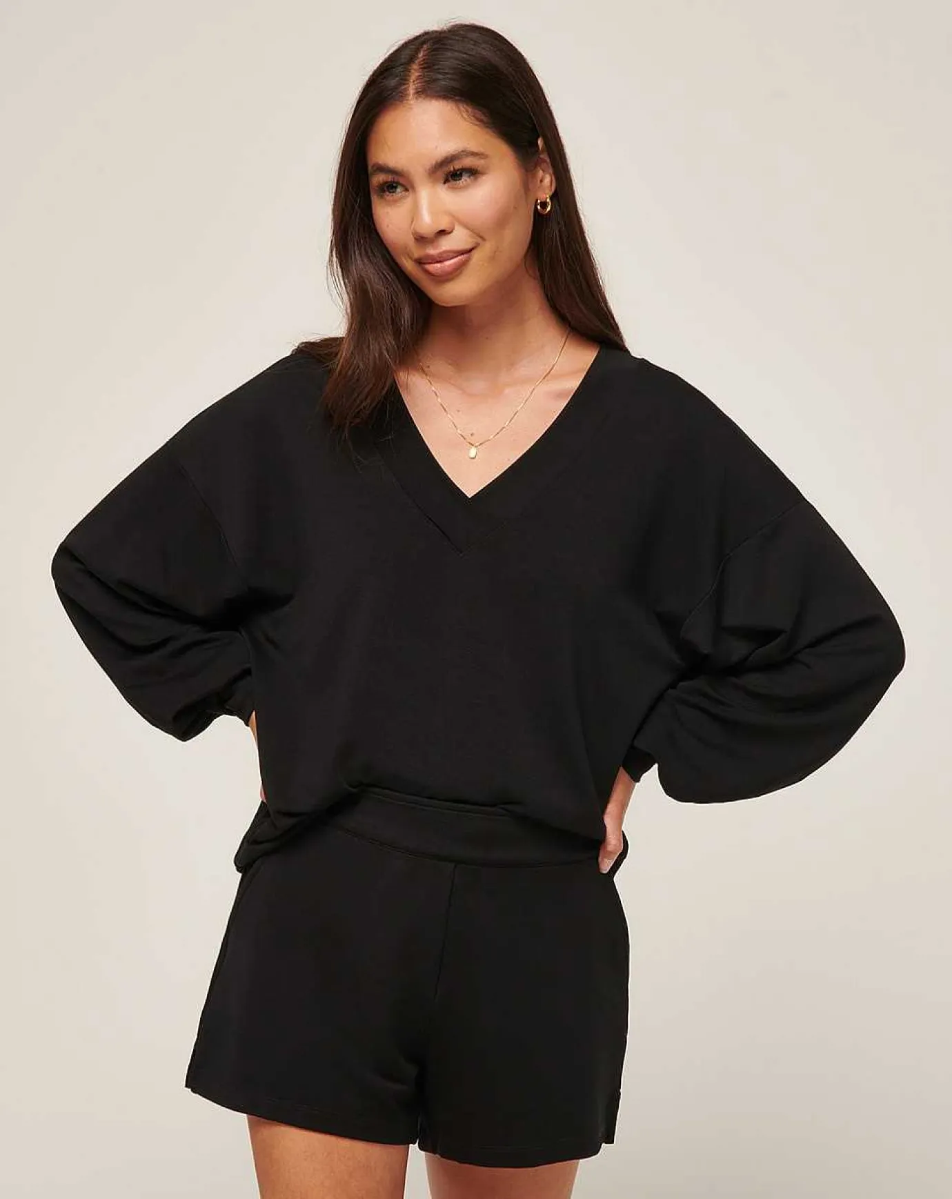 TravisMathew Cloud Terry Vneck Top> Shirts & Tops