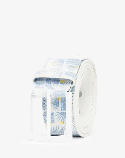 TravisMathew Coconut Mojito Canvas Stretch Belt><noscript><img width=