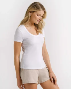 TravisMathew Come Alive Cloud Ribbed Top><noscript><img width=