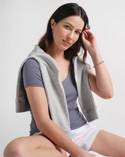 TravisMathew Come Alive Cloud Ribbed Top><noscript><img width=