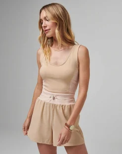 TravisMathew Dawn Glow Tech Woven Romper> Dresses And Skorts