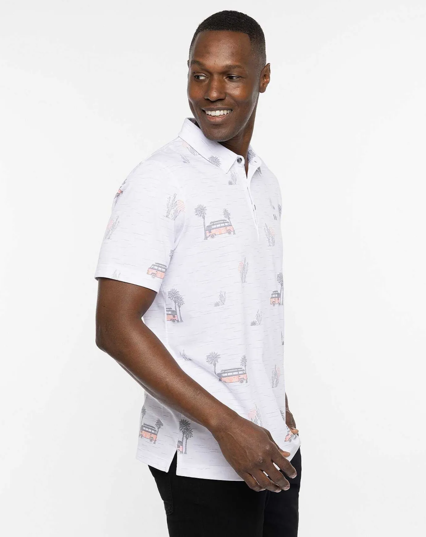 TravisMathew Four Wheeling Polo> Polos