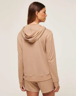 TravisMathew Friday Ponte Half Zip Hoodie> Hoodies & Pullovers