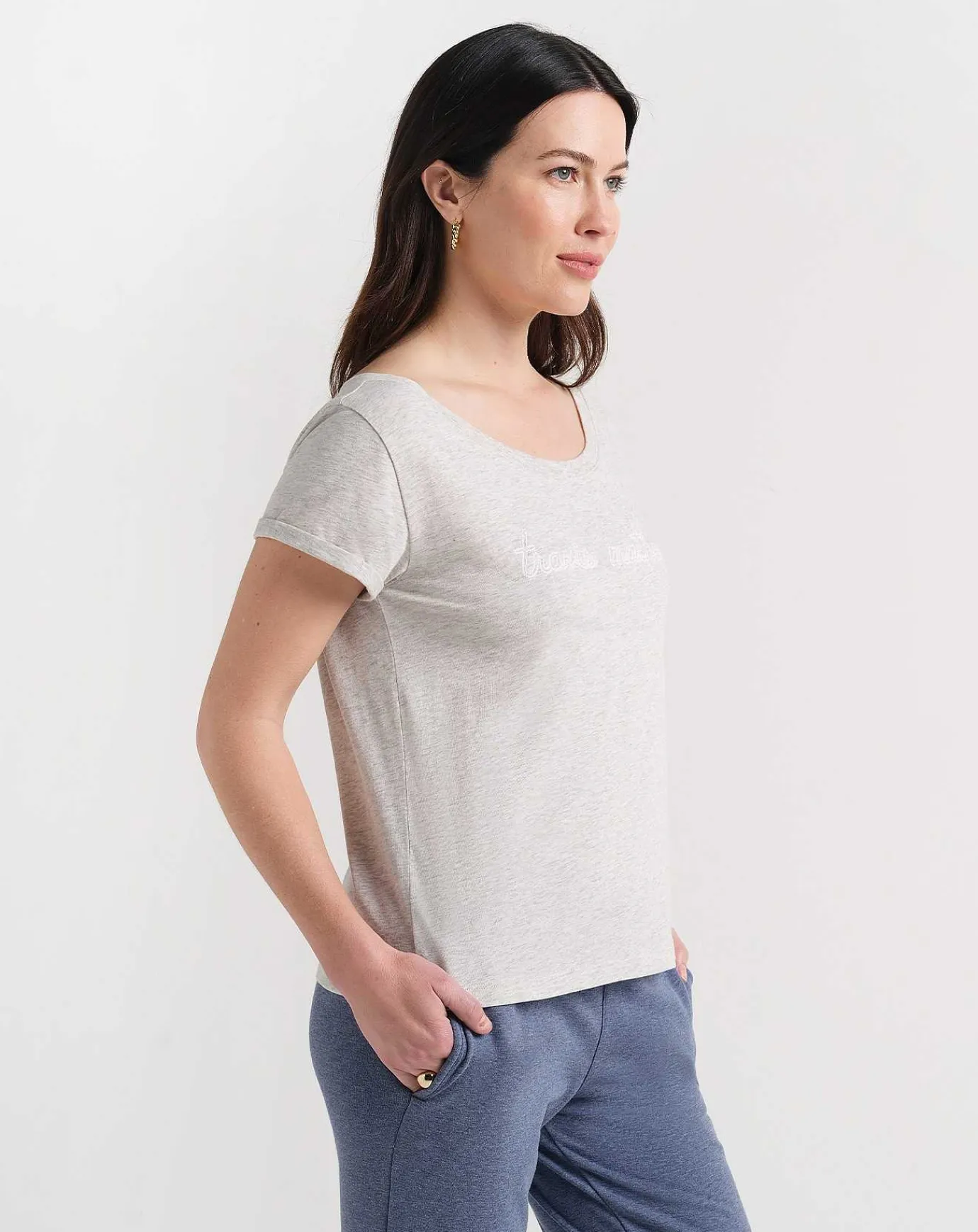 TravisMathew Girl Talk Tm Embroidered Tee> Tees