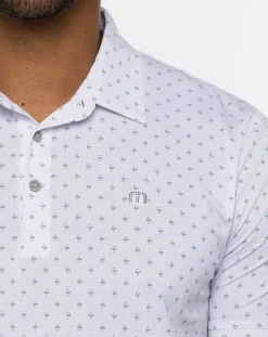 TravisMathew Green Glow Polo> Polos