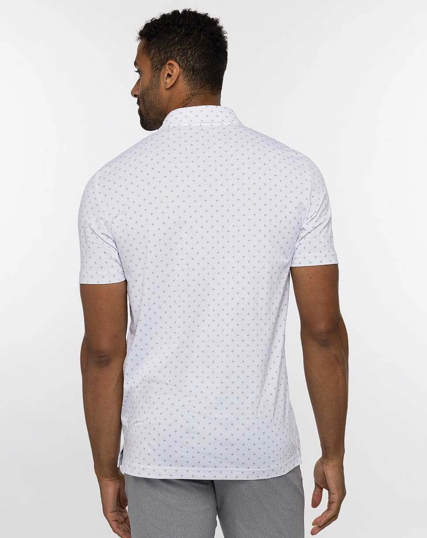 TravisMathew Green Glow Polo> Polos