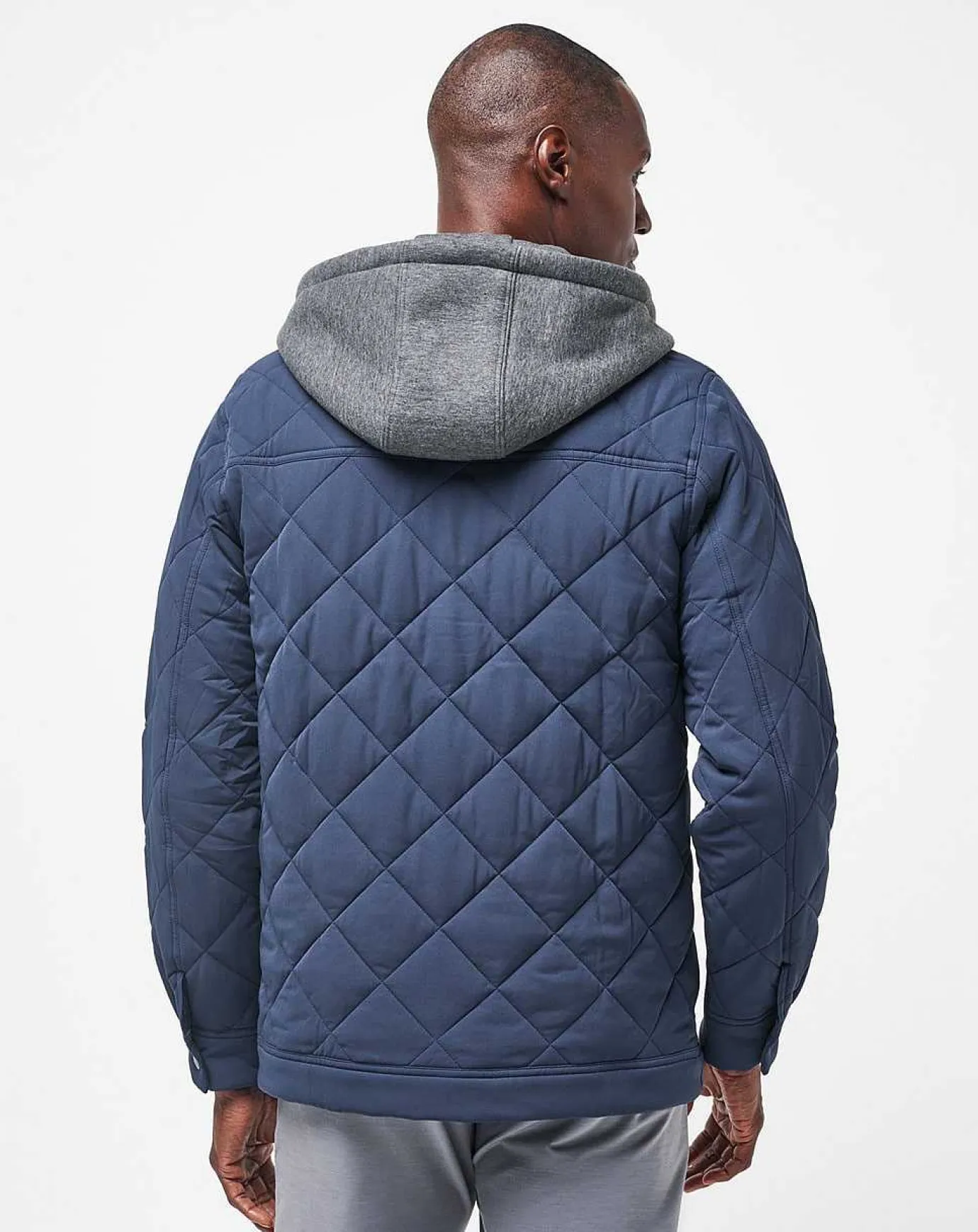 TravisMathew Grey Wave Full Zip Hoodie> Outerwear