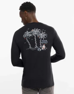 TravisMathew Kona Coffee Long Sleeve Tee> Tees