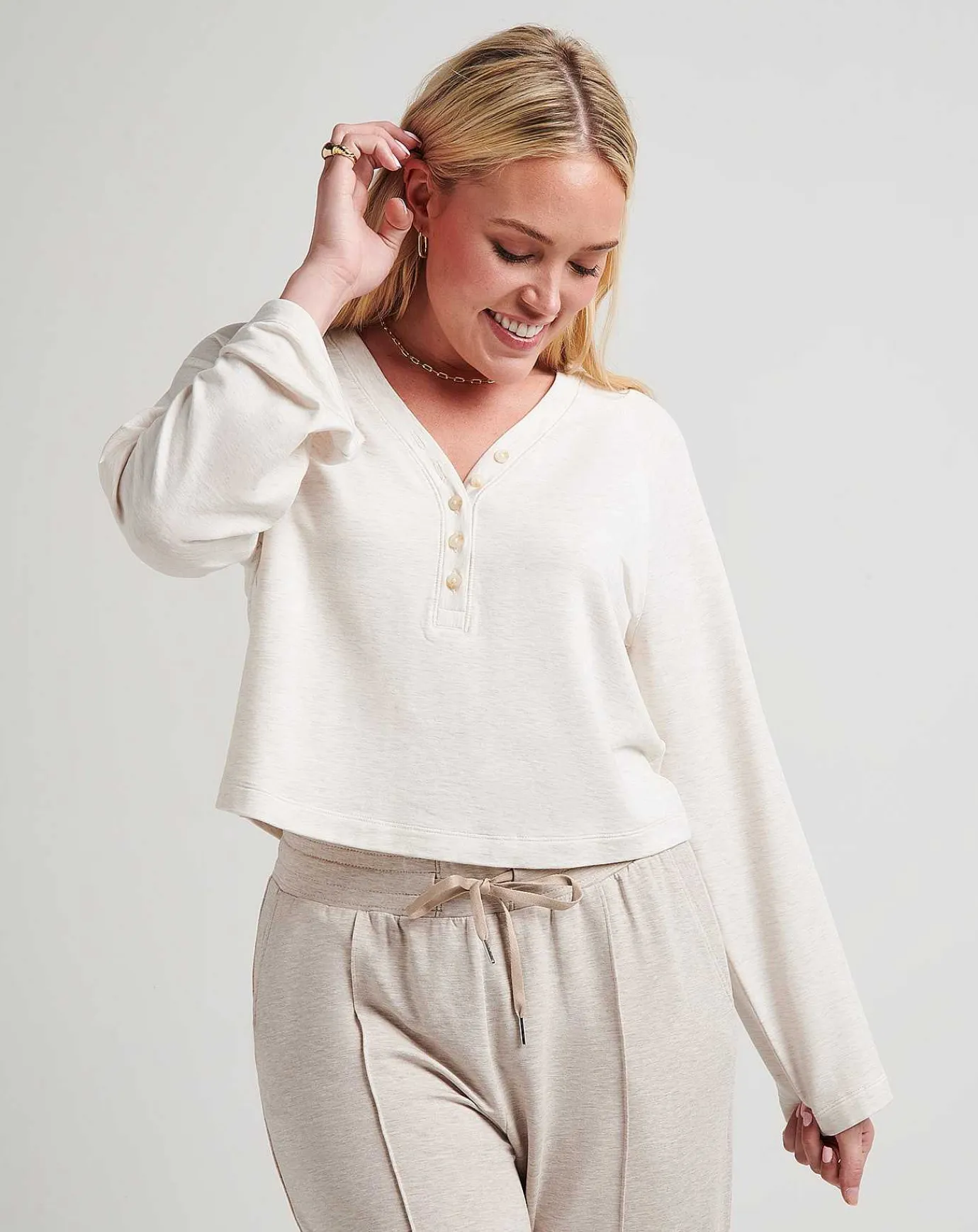 TravisMathew Los Altos Cloud French Terry Top> Shirts & Tops