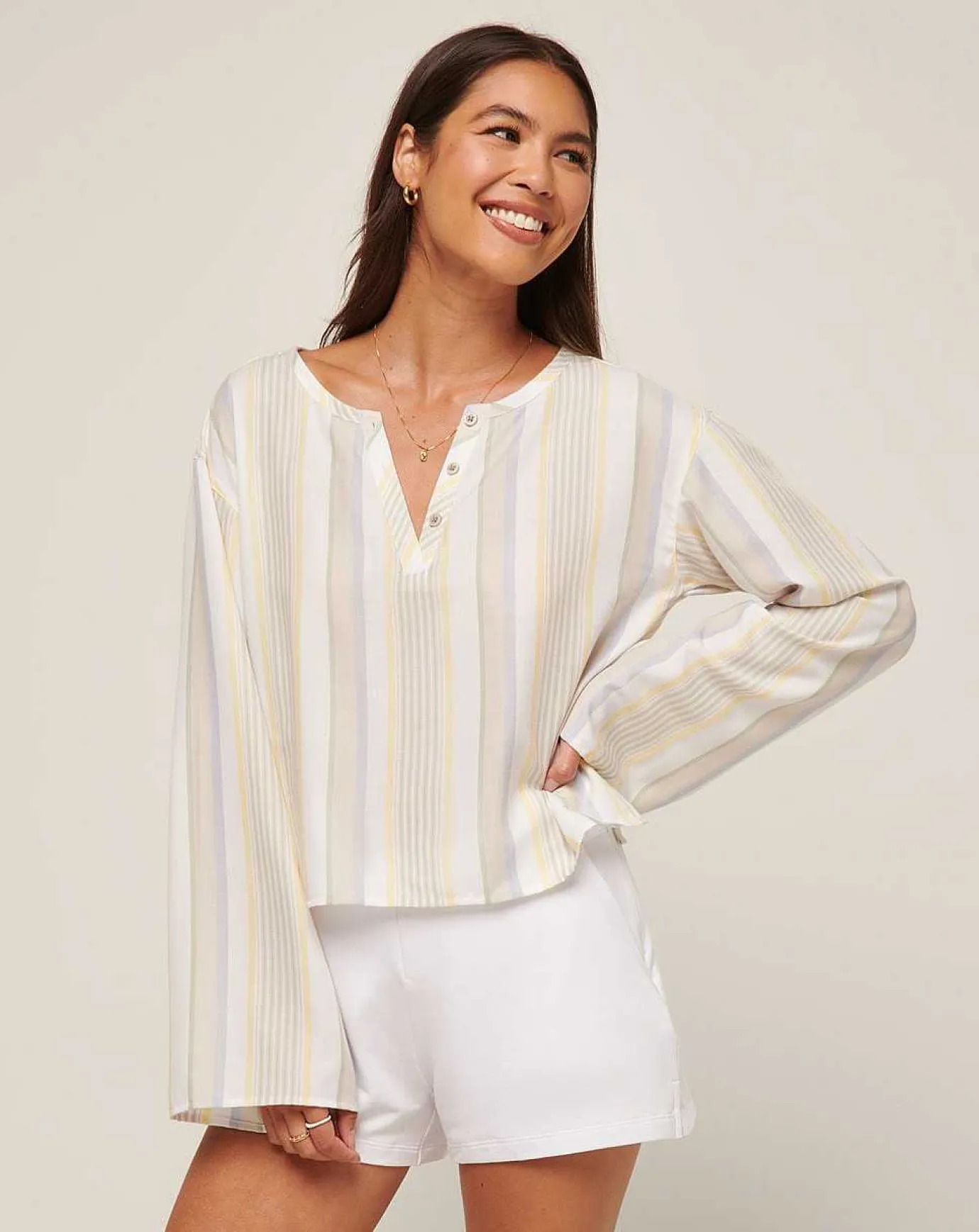 TravisMathew More Bubbles Please Twill Top> Shirts & Tops