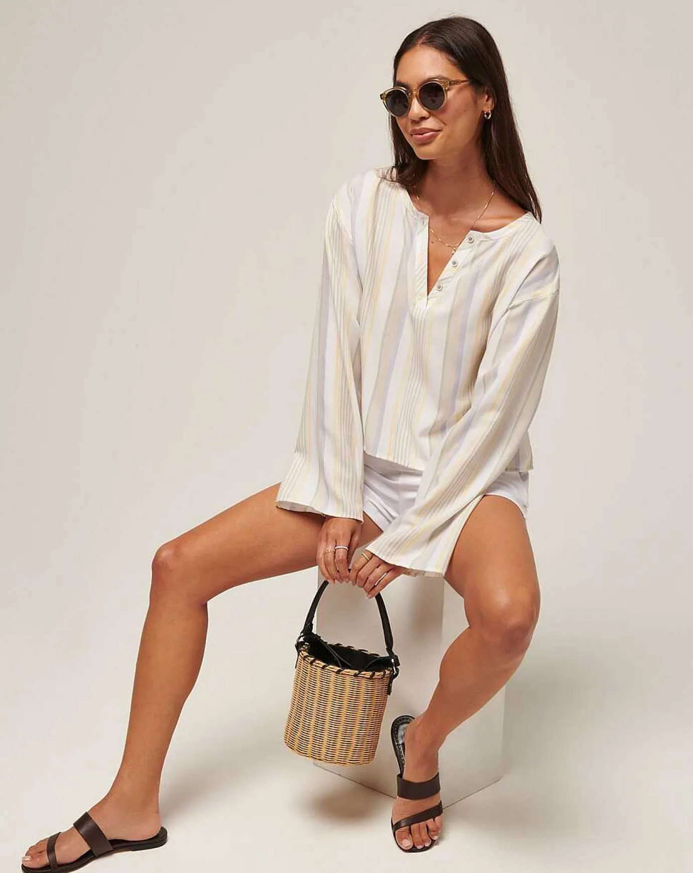 TravisMathew More Bubbles Please Twill Top> Shirts & Tops