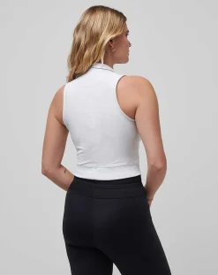 TravisMathew Moveknit Sleeveless Vneck Polo> Polos