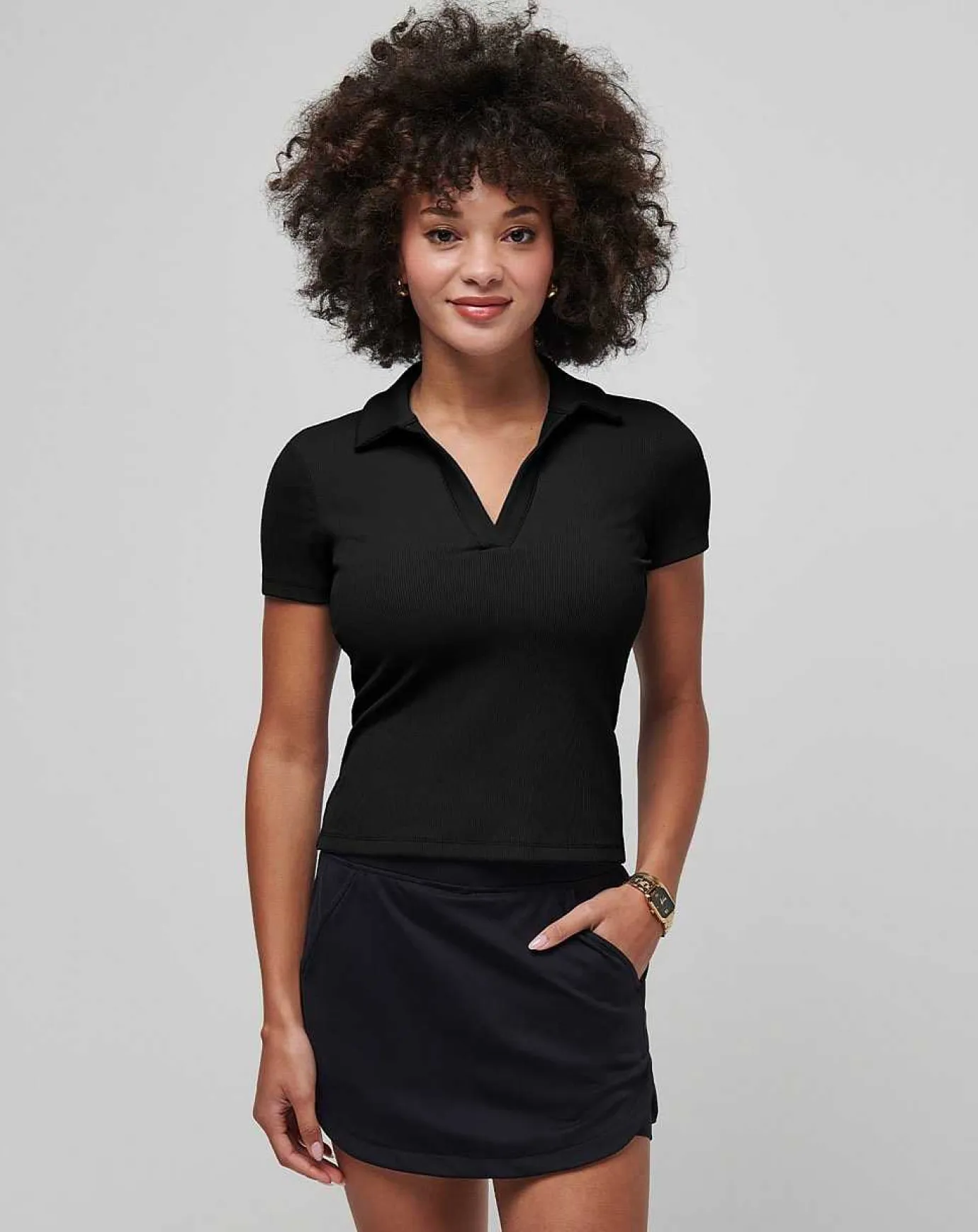 TravisMathew Moveknit Vneck Polo> Polos