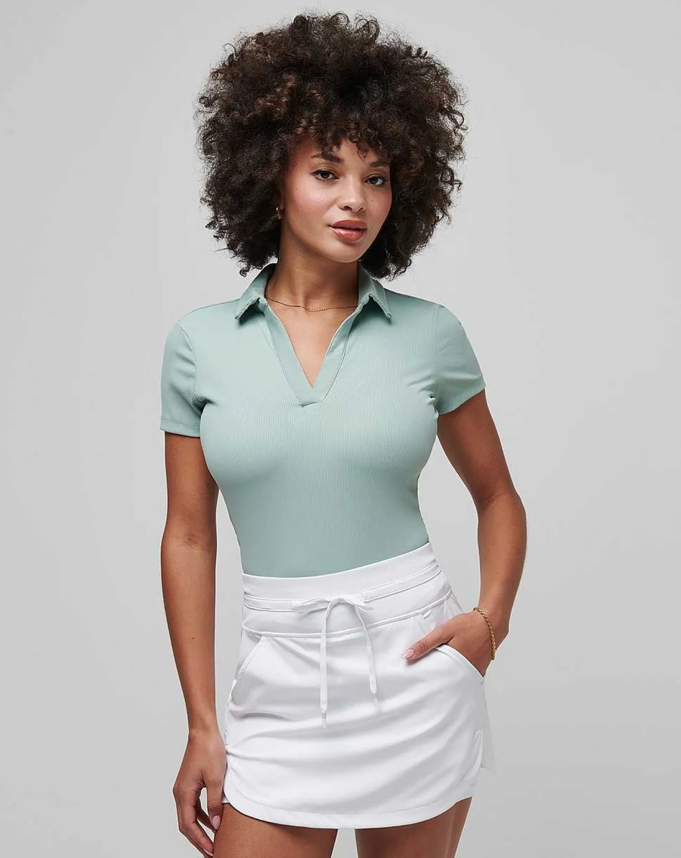 TravisMathew Moveknit Vneck Polo> Polos