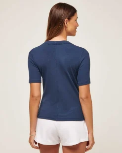 TravisMathew Out Late Cloud Rib Top> Shirts & Tops