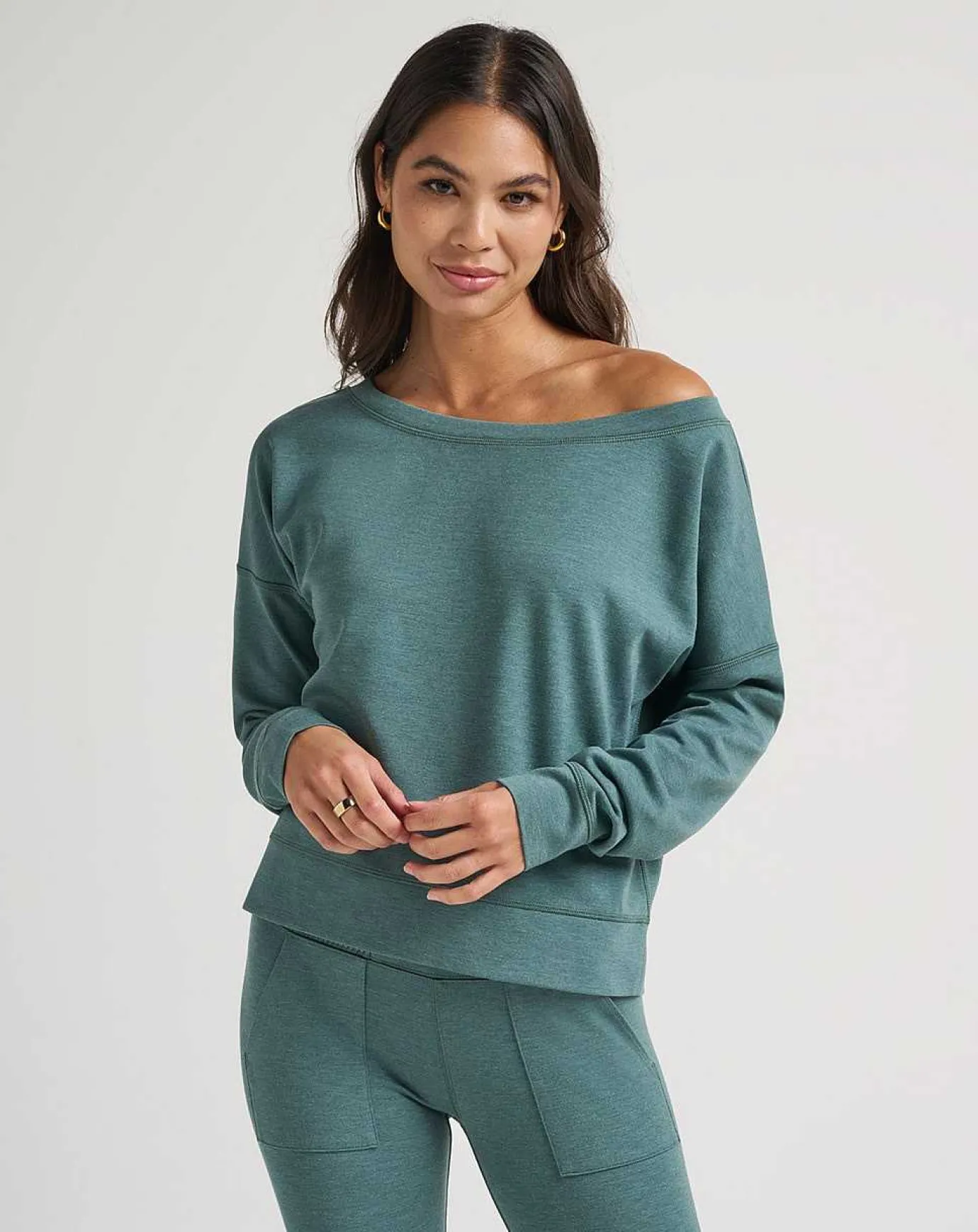TravisMathew Portugal Off The Shoulder Ponte Top> Shirts & Tops