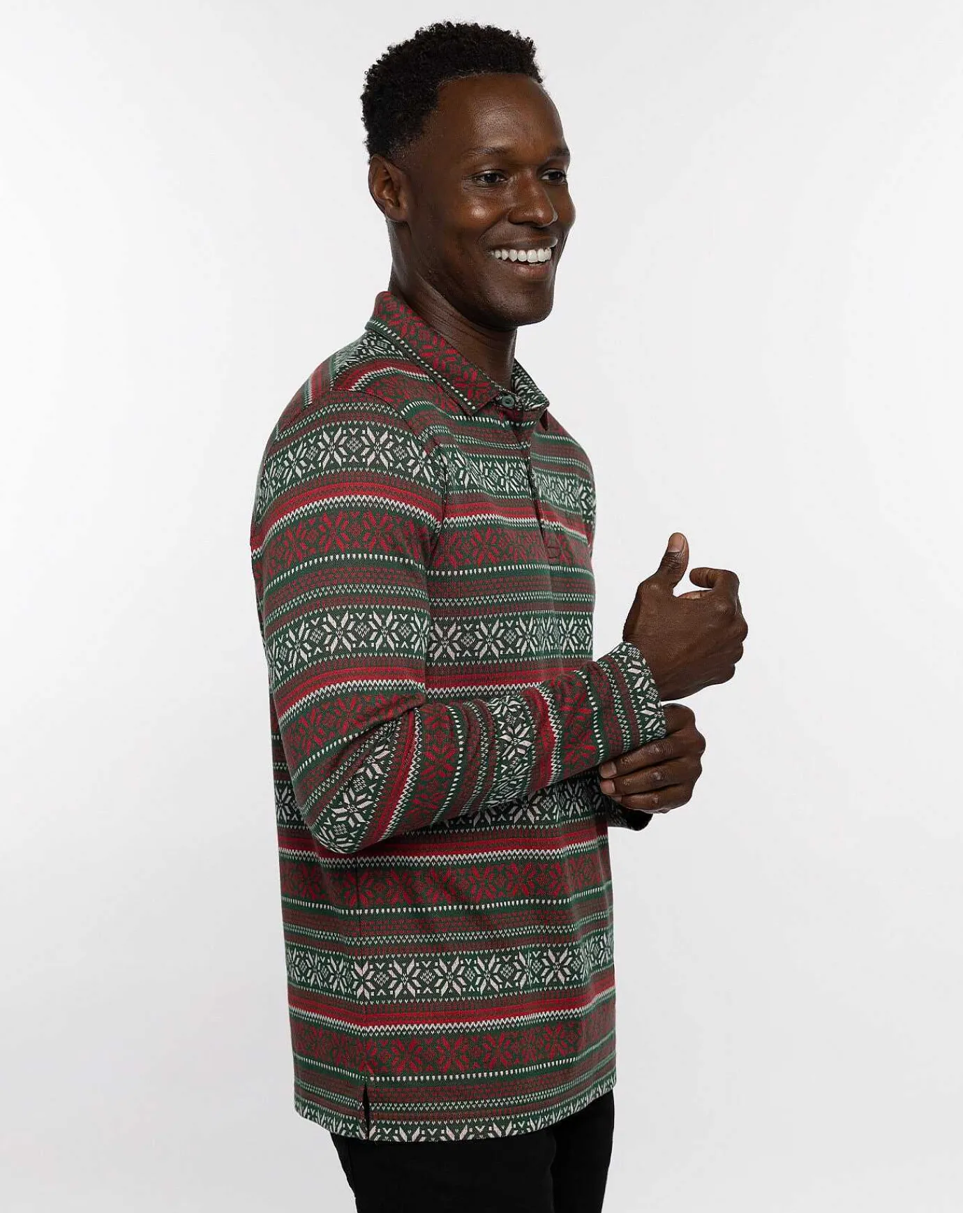 TravisMathew Pure Gold Long Sleeve Polo> Polos