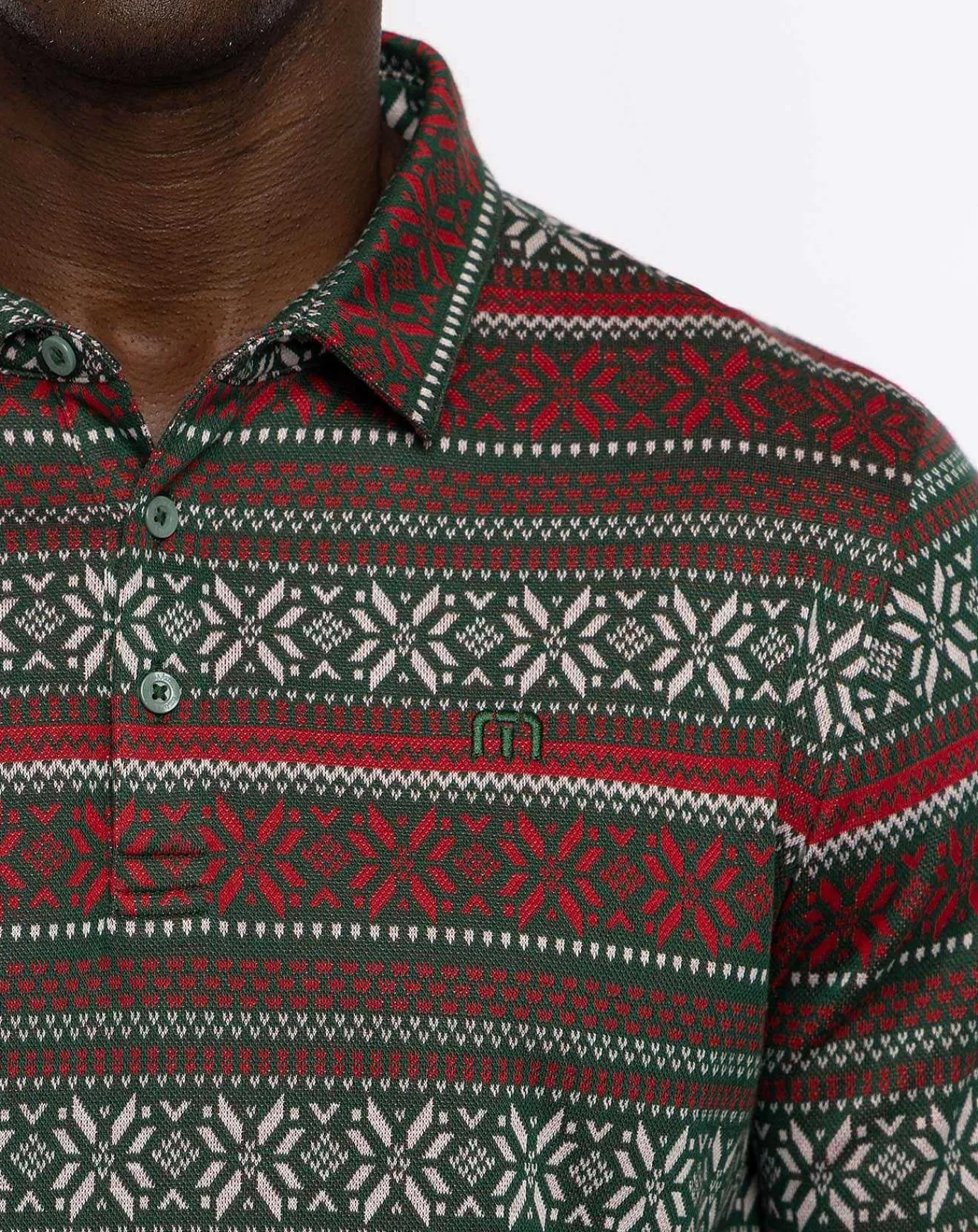 TravisMathew Pure Gold Long Sleeve Polo> Polos