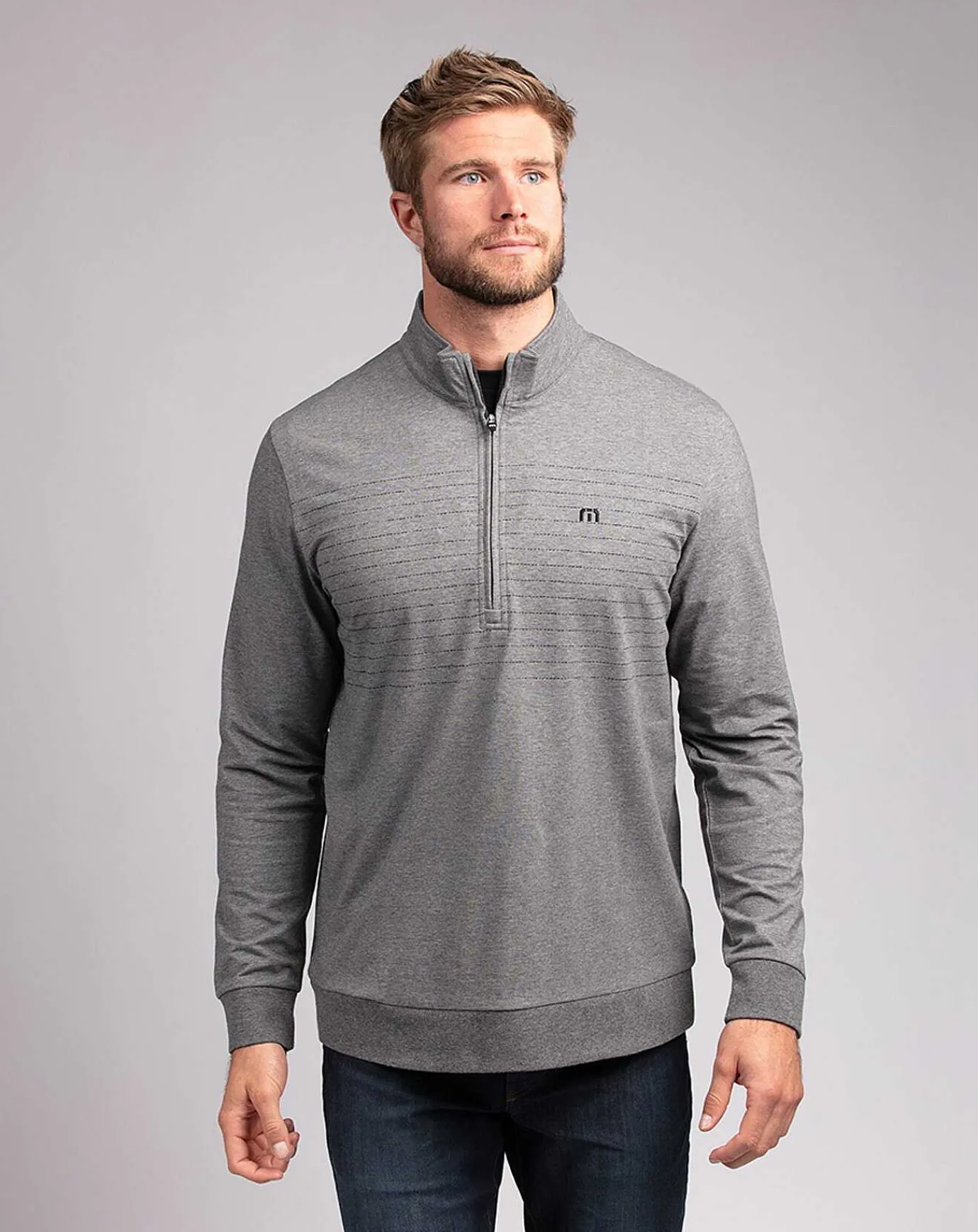 TravisMathew Quarterback Sneak Quarter Zip> Quarter Zips