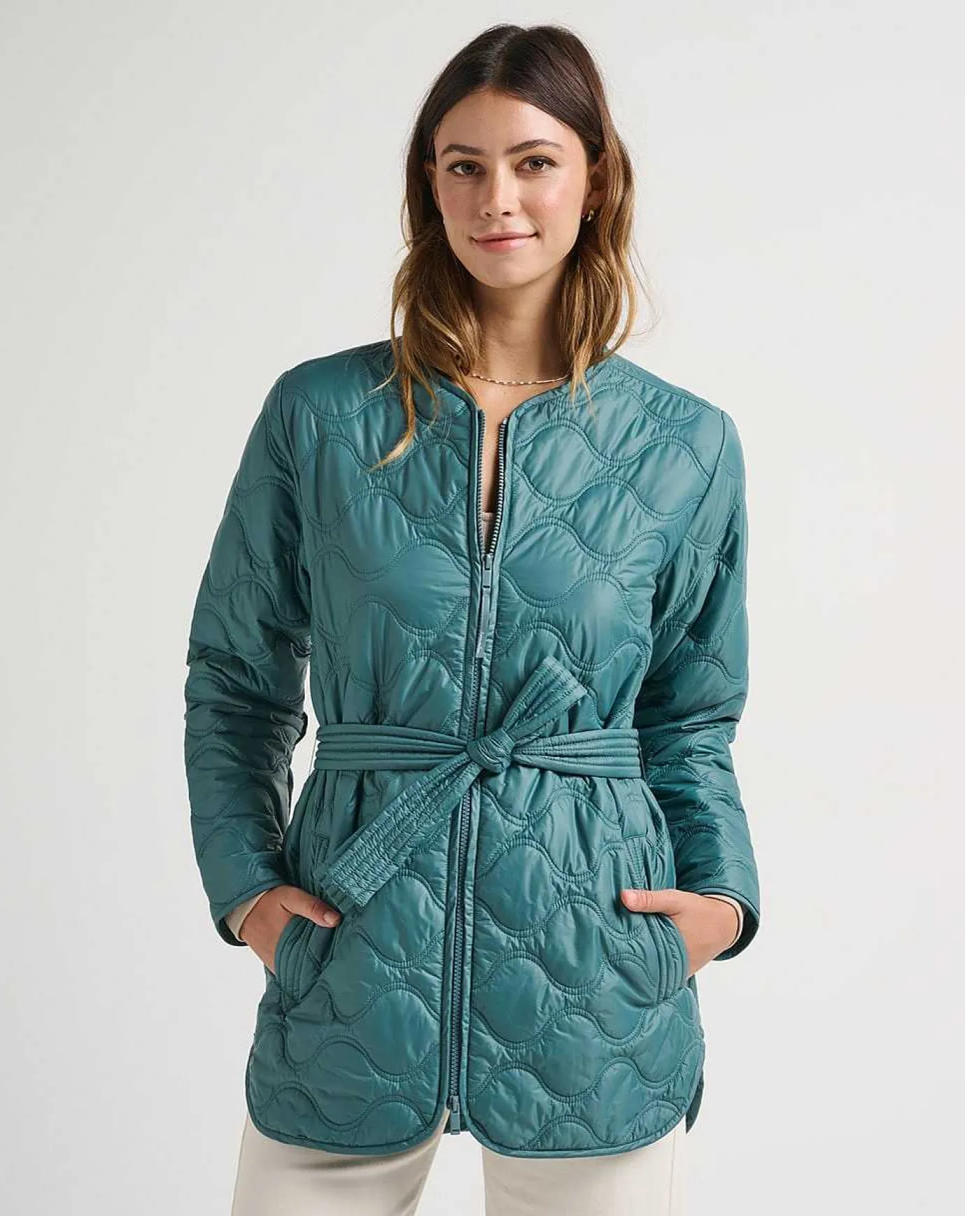 TravisMathew Saltwater Spray Quilted Jacket> Jackets