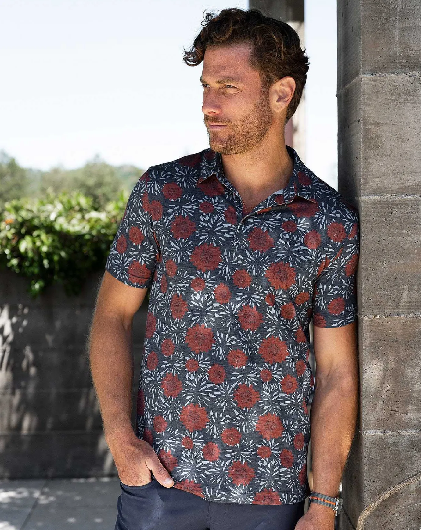 TravisMathew Scenic Pass Polo> Polos
