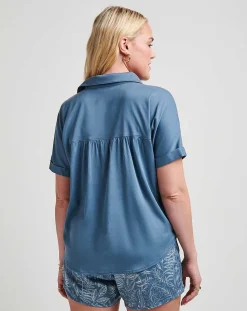 TravisMathew Seaside Bliss Tie Front Top><noscript><img width=