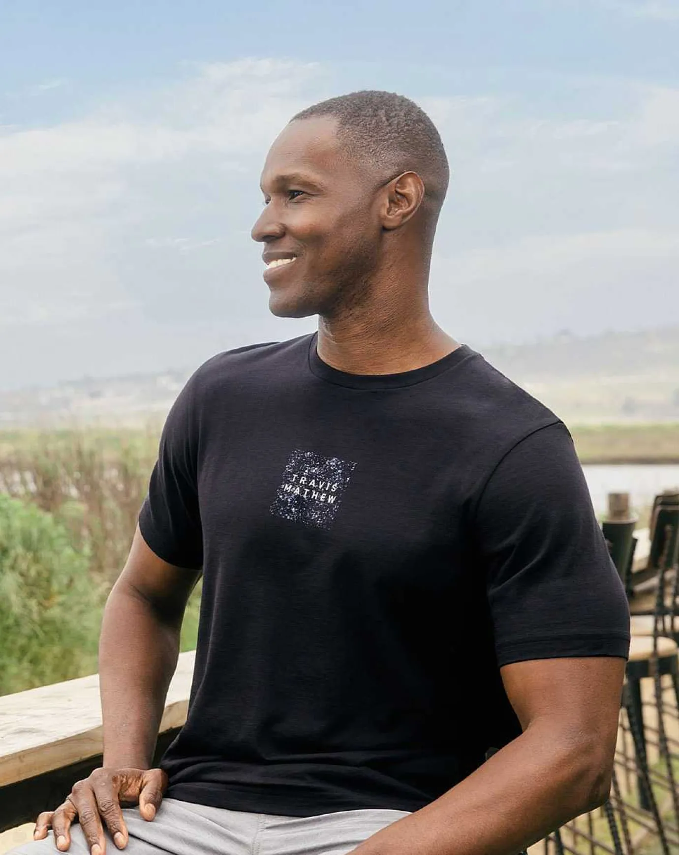 TravisMathew Splatter Print Tee> Tees