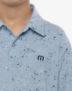 TravisMathew Splatter Print Youth Polo> Youth Tops